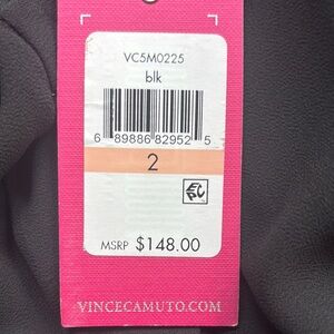 Vince Camuto Black Dress with Sleek Silhouette